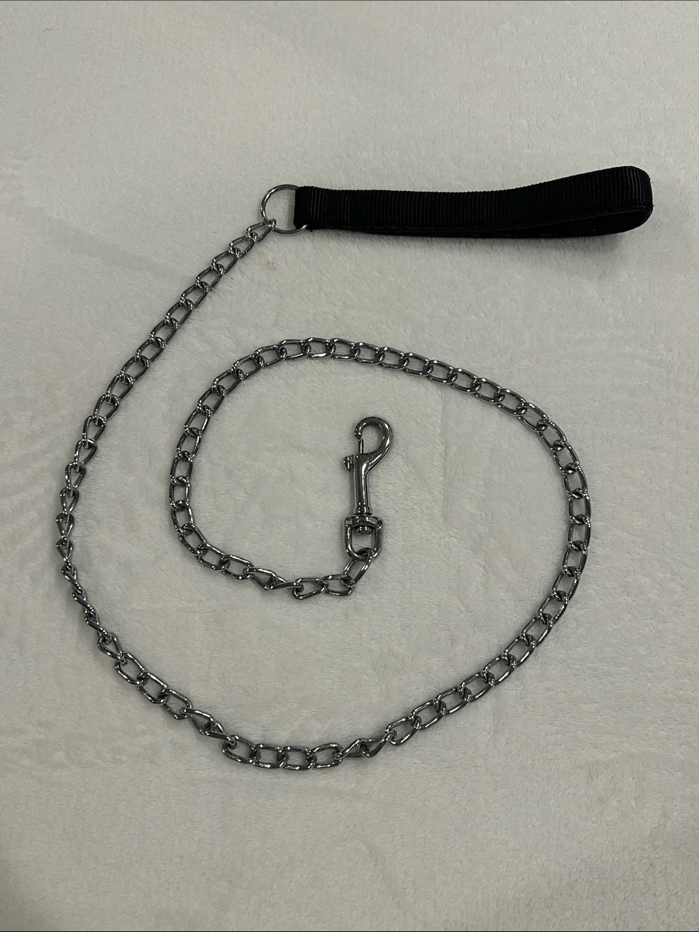 Silver Chain Dog Leash